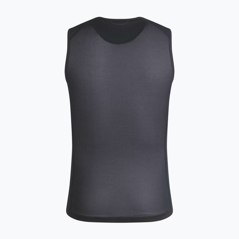 Férfi kerékpáros izzadságelvezető felső Rapha Lightweight Base Layer - Sleeveless black/black 2
