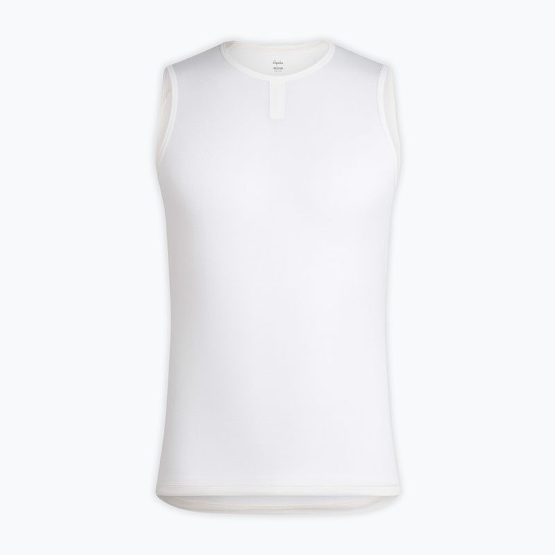 Férfi kerékpáros izzadságelvezető felső Rapha Lightweight Base Layer - Sleeveless white/white