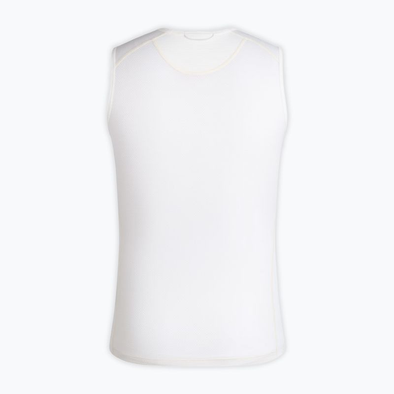 Férfi kerékpáros izzadságelvezető felső Rapha Lightweight Base Layer - Sleeveless white/white 2