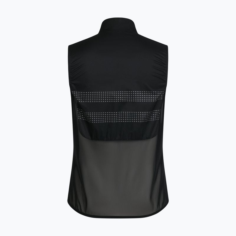 Női kerékpáros mellény Rapha Brevet Gilet III black/silver 2
