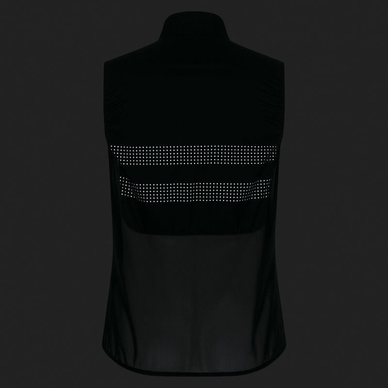Női kerékpáros mellény Rapha Brevet Gilet III black/silver 4