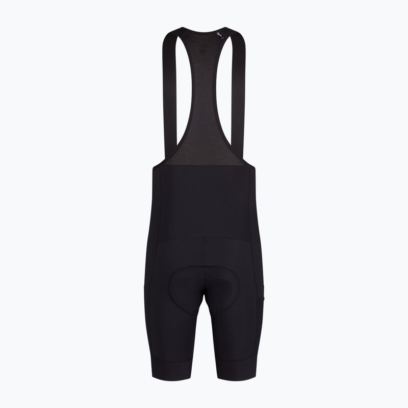 Férfi kerékpáros rövidnadrág Rapha Brevet Element Cargo Bib Shorts black/black 2