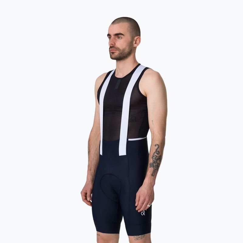 Férfi kerékpáros rövidnadrág Rapha Brevet Element Cargo Bib Shorts dark navy/white 2