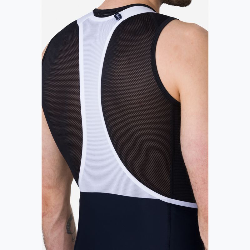 Férfi kerékpáros rövidnadrág Rapha Brevet Element Cargo Bib Shorts dark navy/white 4
