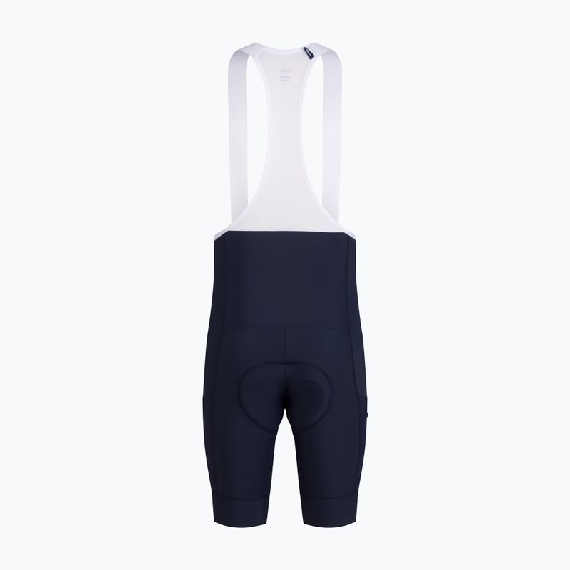 Férfi kerékpáros rövidnadrág Rapha Brevet Element Cargo Bib Shorts dark navy/white 6