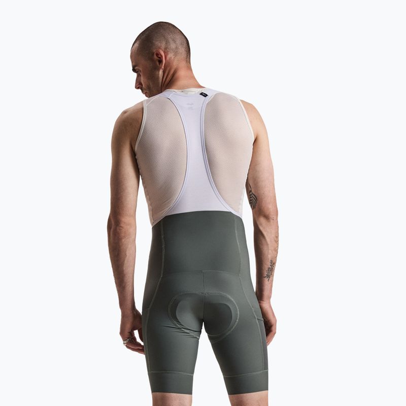 Férfi kerékpáros rövidnadrág Rapha Brevet Element Cargo Bib Shorts onyx/white 2