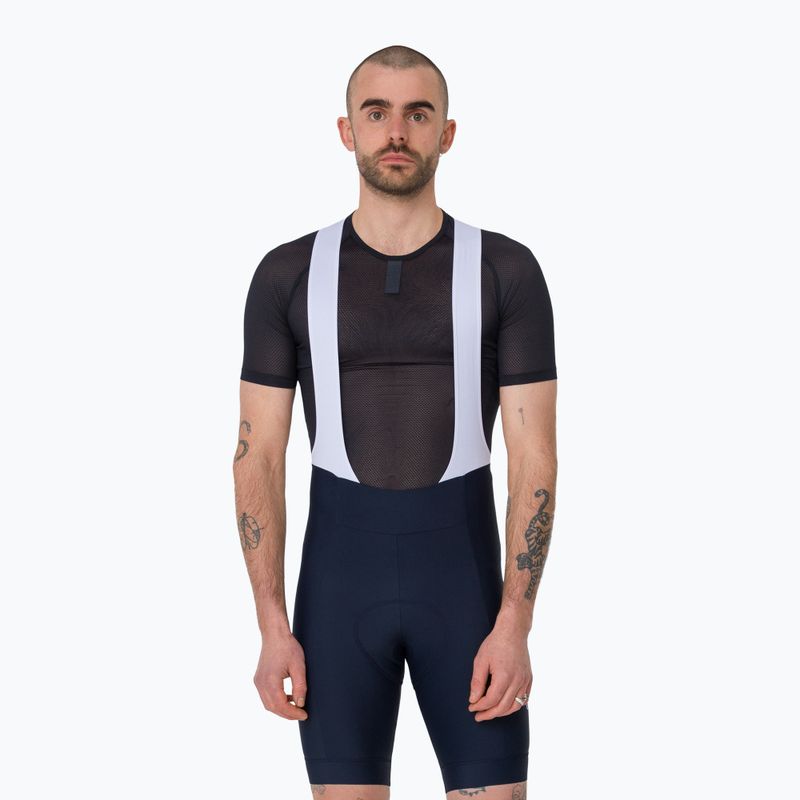 Férfi kerékpáros rövidnadrág Rapha Core Bib Shorts dark navy/white