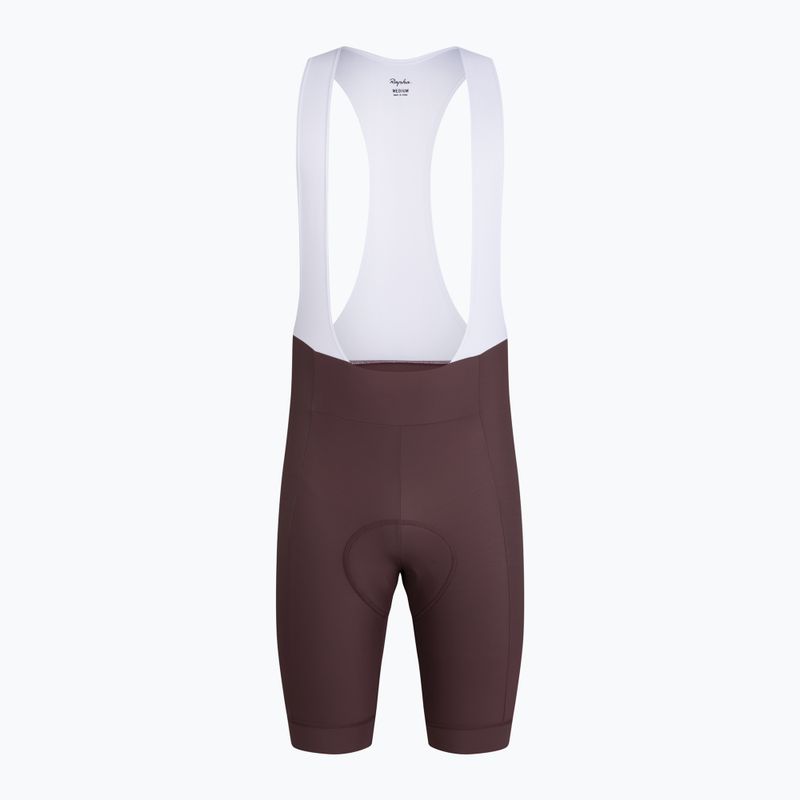 Férfi kerékpáros rövidnadrág Rapha Core Bib Shorts huckleberry / white