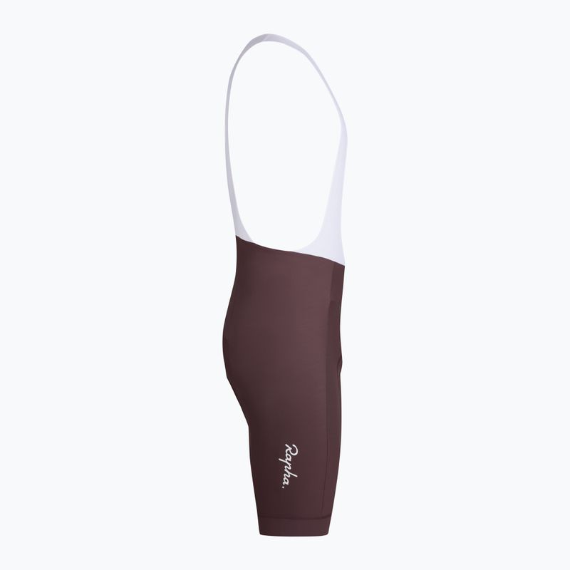 Férfi kerékpáros rövidnadrág Rapha Core Bib Shorts huckleberry / white 4