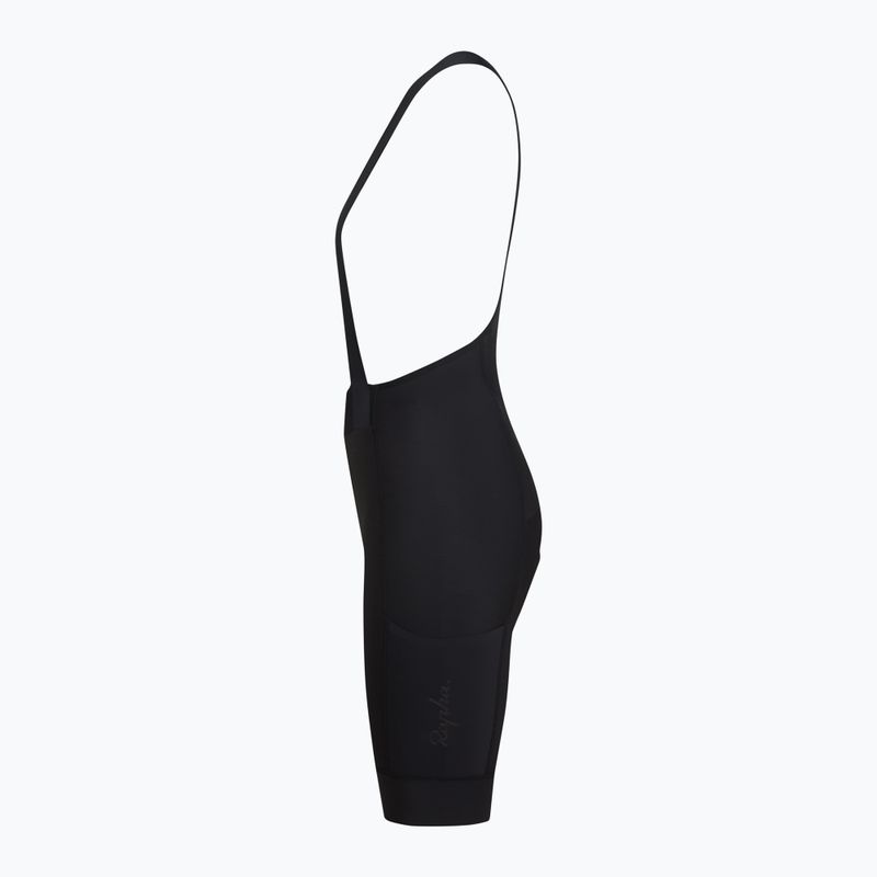 Női kerékpáros rövidnadrág Rapha Brevet Element Cargo Bib Shorts black/white 3