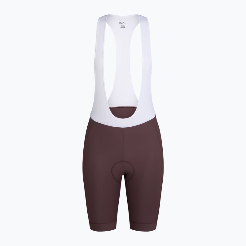 Női kerékpáros rövidnadrág Rapha Core Bib Shorts huckleberry/white 5