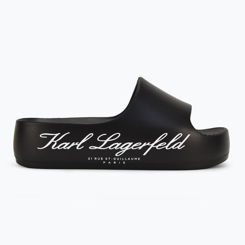 Női flip-flopok KARL LAGERFELD Kobo II Hotel Logo fekete eco eva