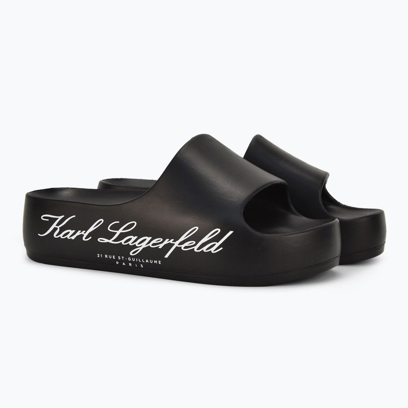 Női flip-flopok KARL LAGERFELD Kobo II Hotel Logo fekete eco eva 2