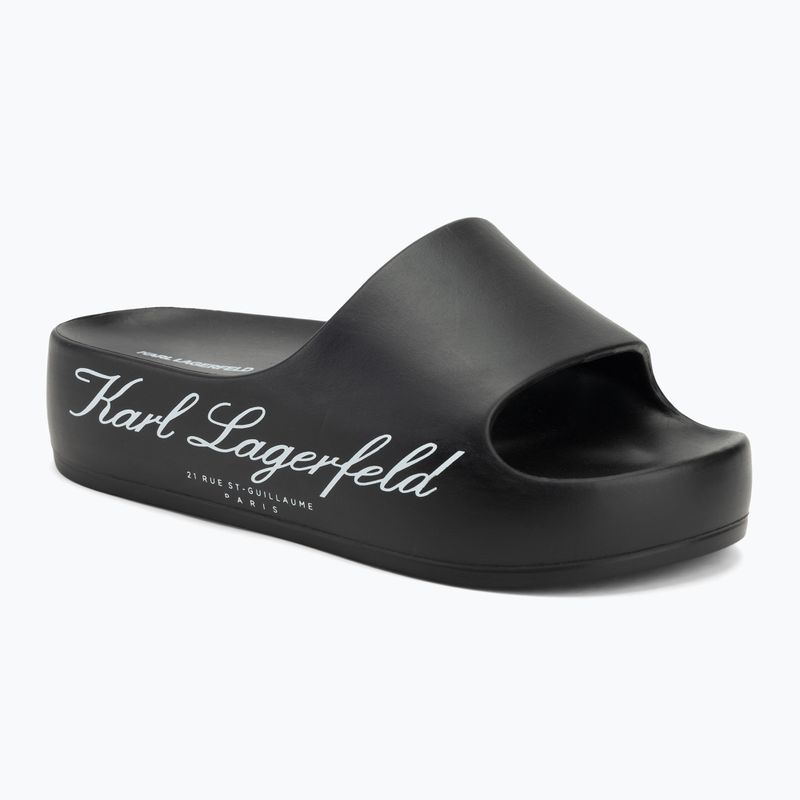 Női flip-flopok KARL LAGERFELD Kobo II Hotel Logo fekete eco eva