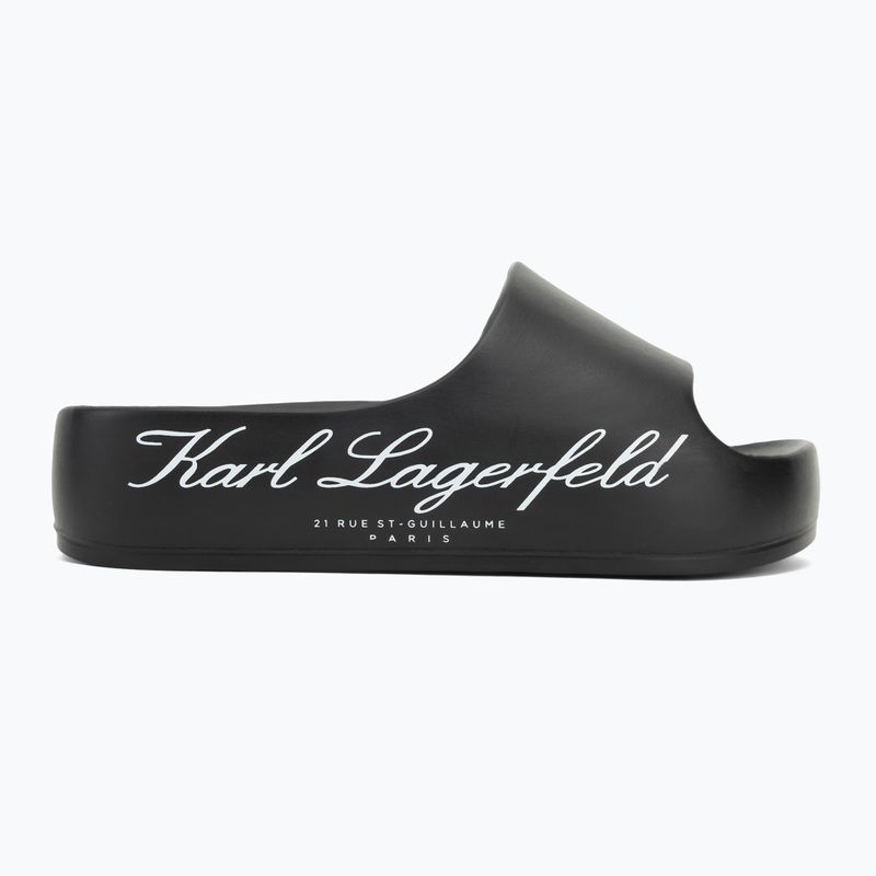 Női flip-flopok KARL LAGERFELD Kobo II Hotel Logo fekete eco eva 2