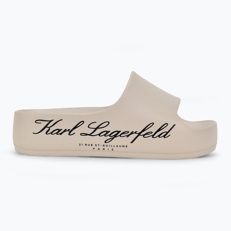 Női flip-flop KARL LAGERFELD Kobo II Hotel Logo fehér öko eva