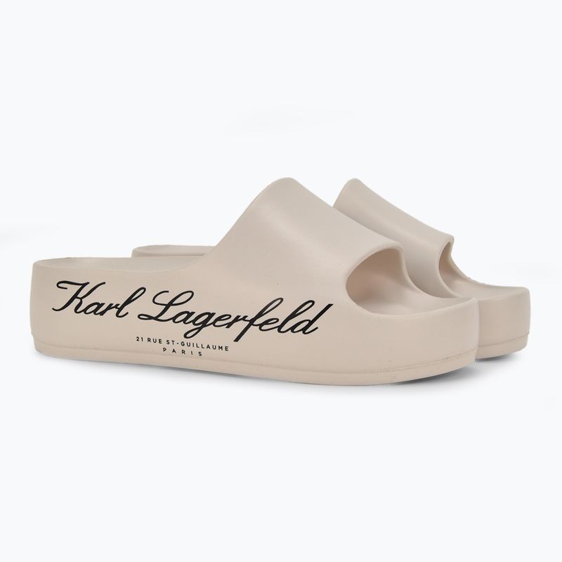 Női flip-flop KARL LAGERFELD Kobo II Hotel Logo fehér öko eva 2