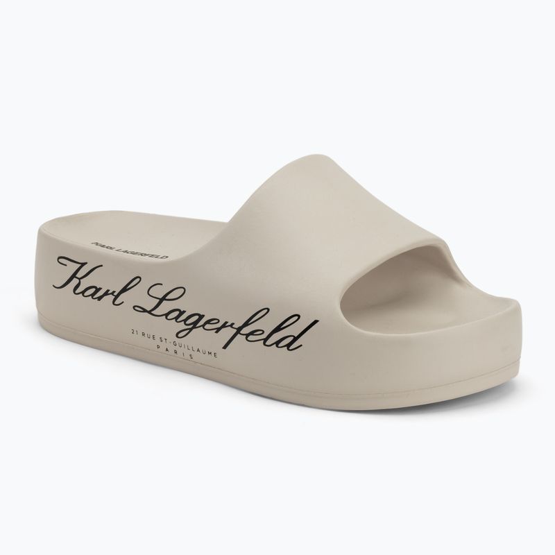 Női flip-flop KARL LAGERFELD Kobo II Hotel Logo fehér öko eva