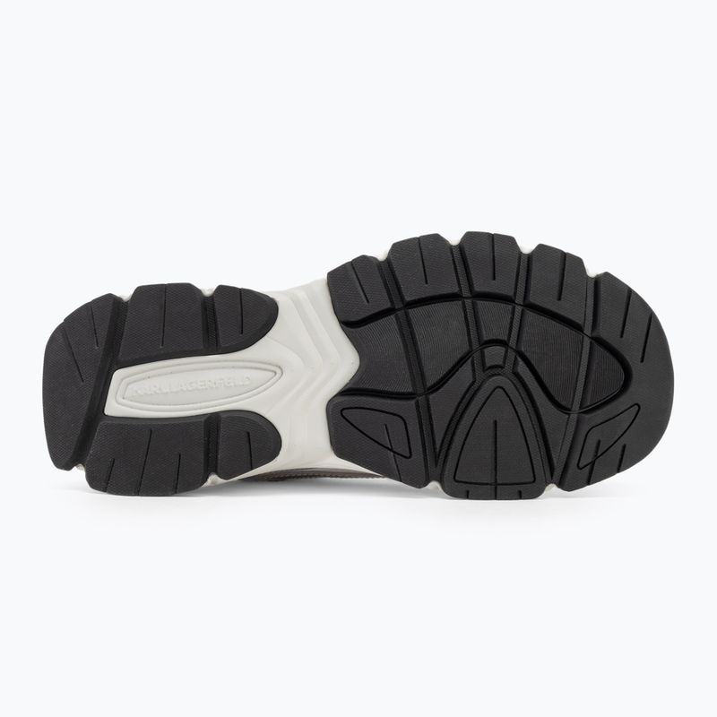 KARL LAGERFELD női cipő Orion Sidetrim fehér bőr/textil w/ezüst 4