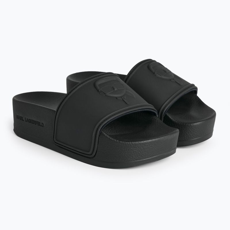 Női flip-flop KARL LAGERFELD Kondo Maxi Nft Relief fekete gumi 2
