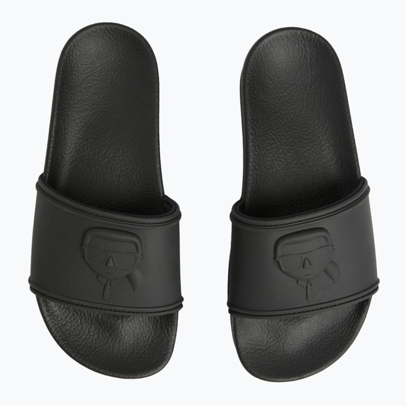 Női flip-flop KARL LAGERFELD Kondo Maxi Nft Relief fekete gumi 4