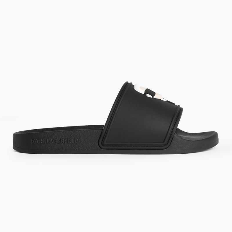 KARL LAGERFELD női flip-flop Kondo 2.0 NFT fekete gumi