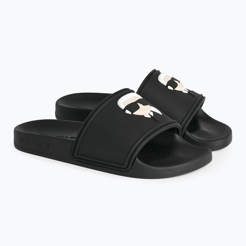 KARL LAGERFELD női flip-flop Kondo 2.0 NFT fekete gumi 2