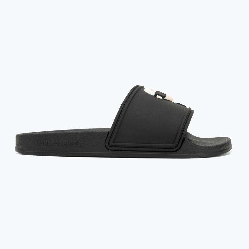 KARL LAGERFELD női flip-flop Kondo 2.0 NFT fekete gumi 2