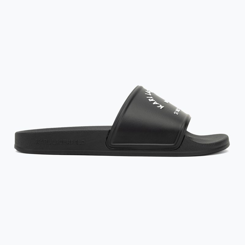 KARL LAGERFELD női flip-flop Kondo 2.0 Maison fekete gumi 2