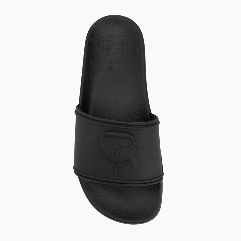 KARL LAGERFELD női flip-flop Kondo 2.0 NFT Relief fekete gumi 5