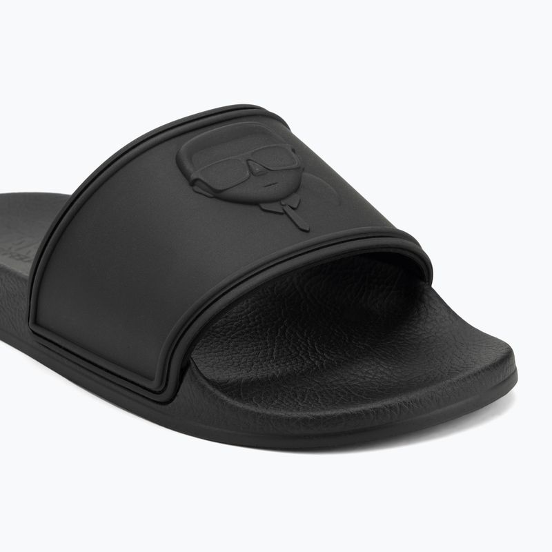 KARL LAGERFELD női flip-flop Kondo 2.0 NFT Relief fekete gumi 7