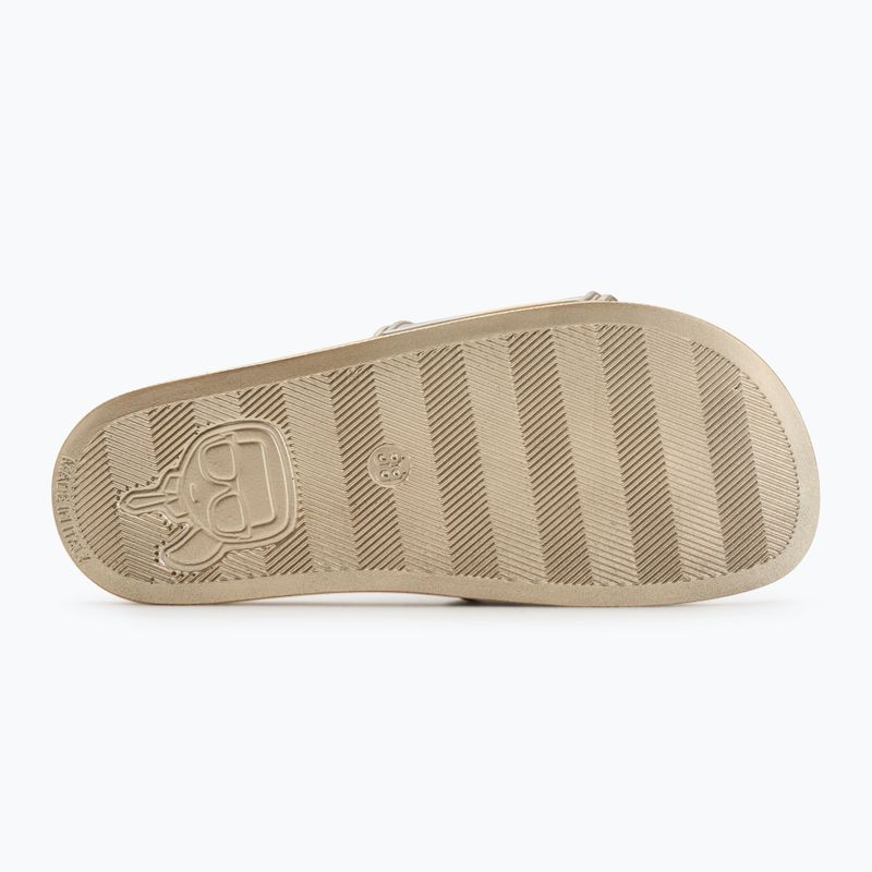 KARL LAGERFELD női flip-flop Kondo 2.0 NFT Relief arany gumi 4