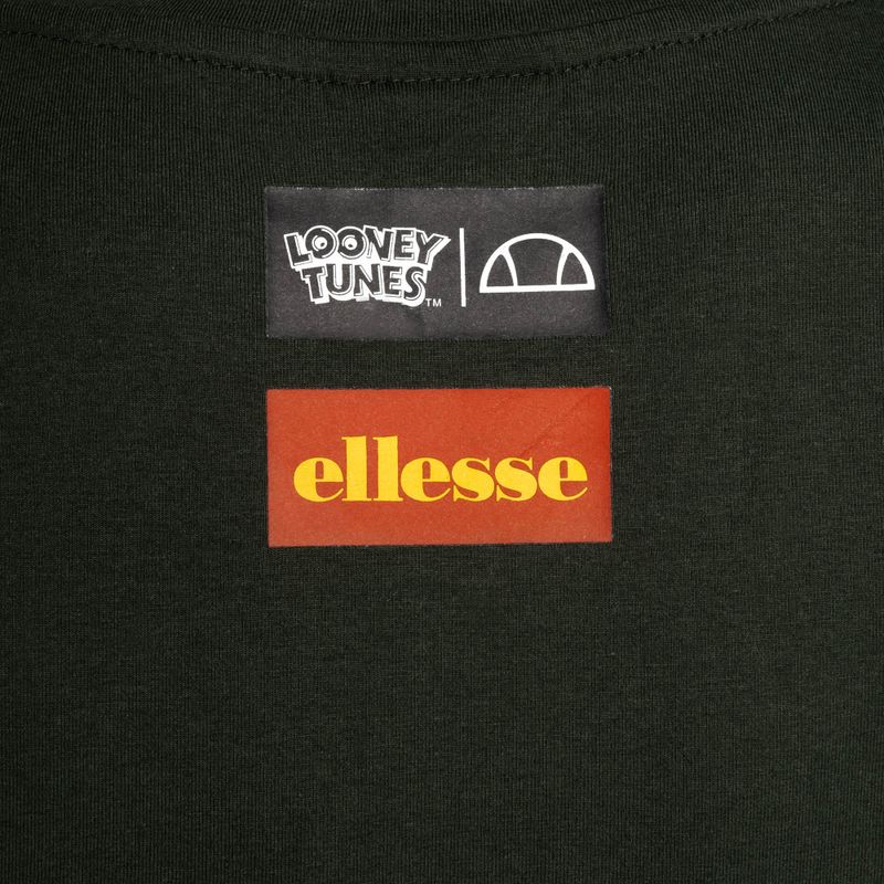 Ellesse női Tweetest Crop sötétzöld póló 4