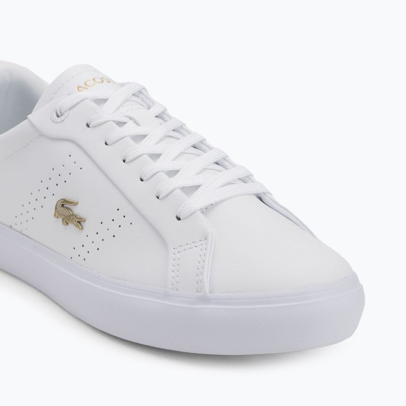 Lacoste női cipő 47SFA0072 fehér/arany 7