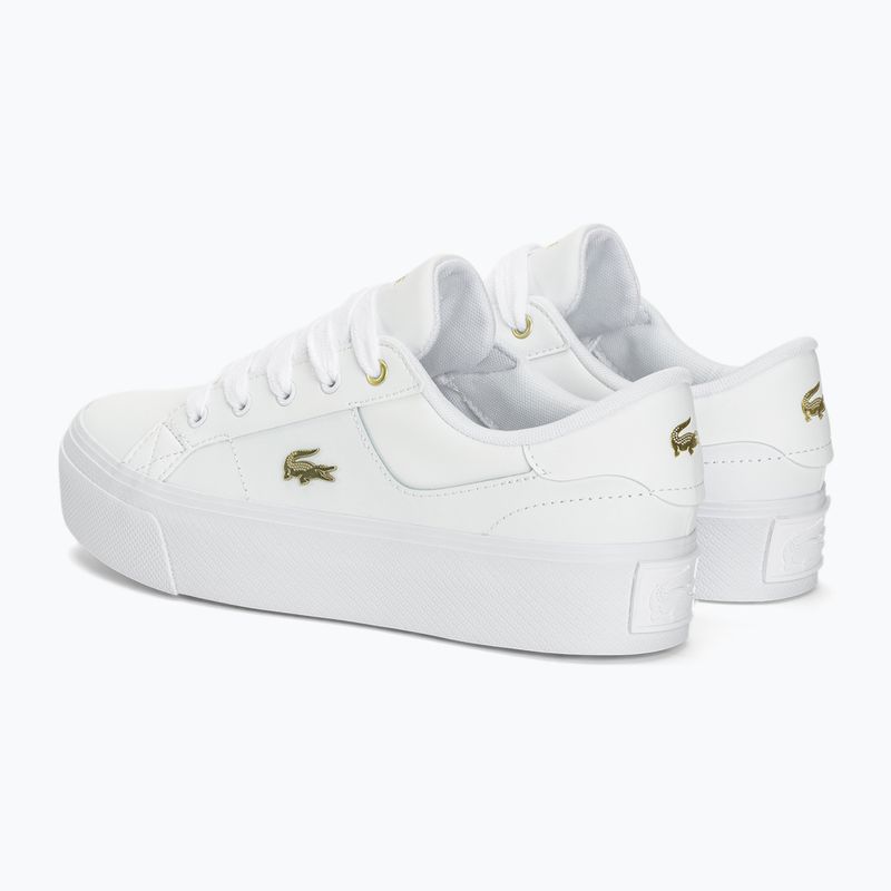 Lacoste női cipő 47CFA0005 fehér/arany 3