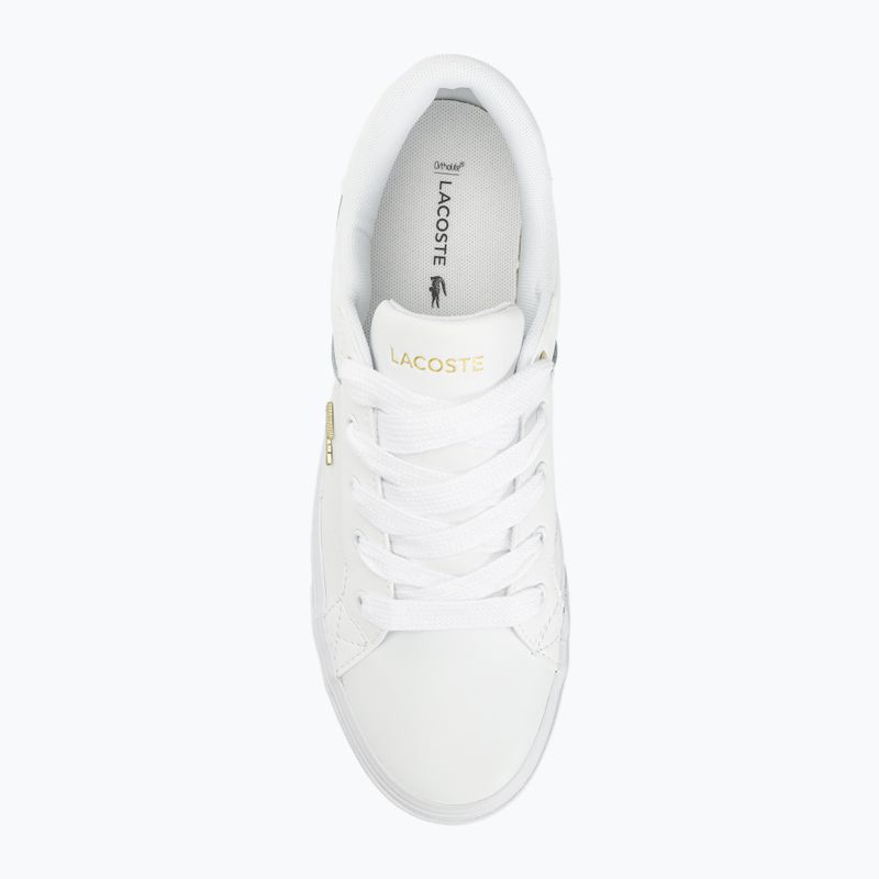 Lacoste női cipő 47CFA0005 fehér/arany 6