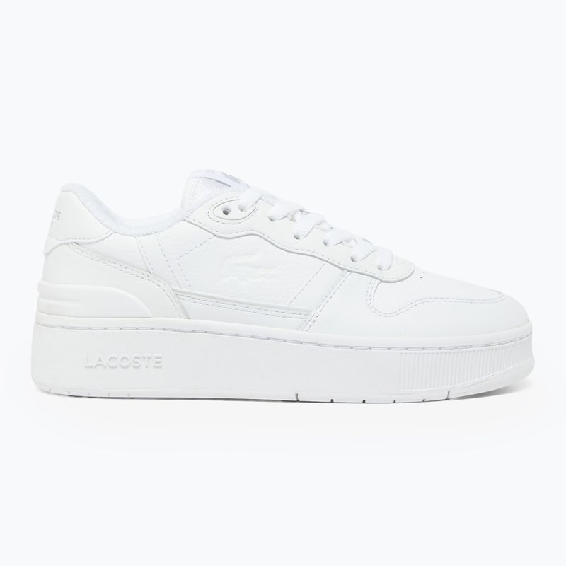 Női cipő Lacoste T-Clip Platform white