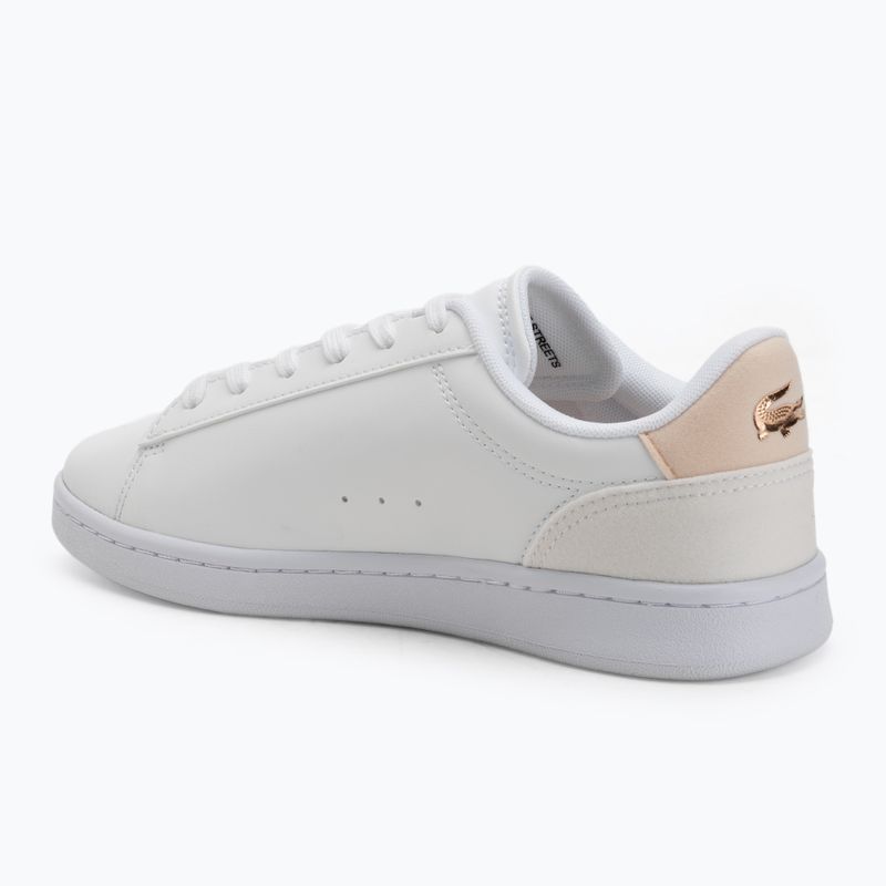 Gyerekcipő Lacoste Carnaby Jr white/light pink 3