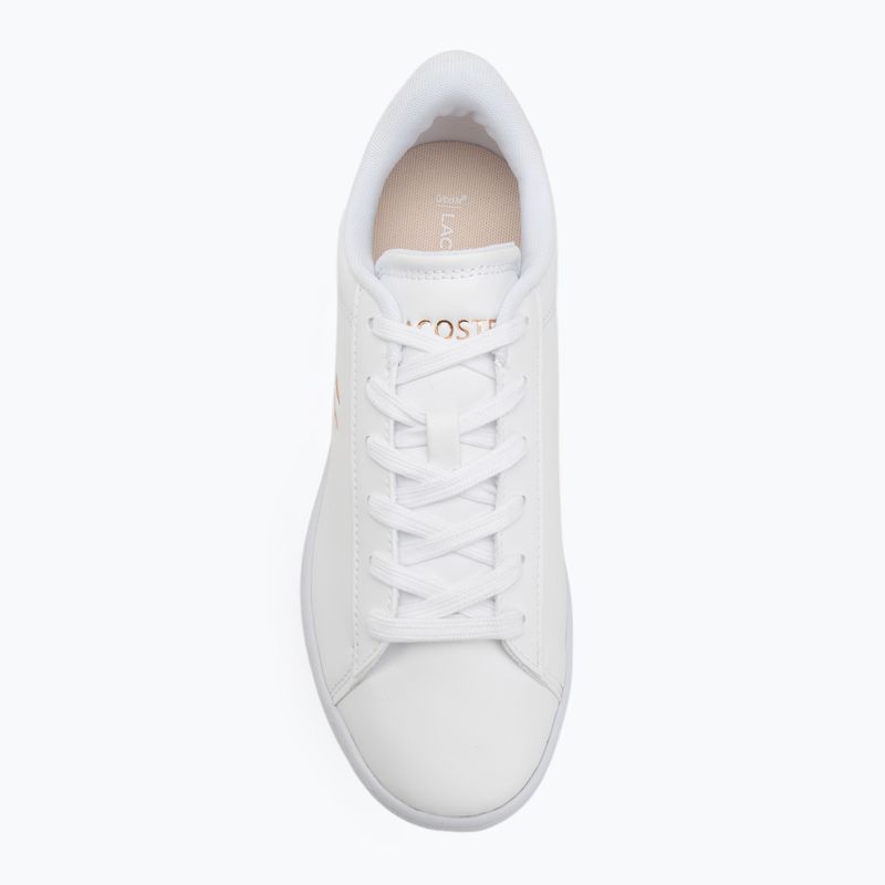Gyerekcipő Lacoste Carnaby Jr white/light pink 5