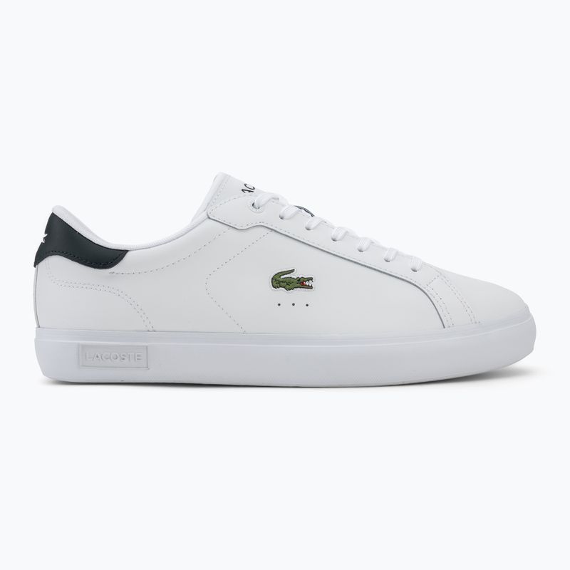 Férfi cipők Lacoste Powercourt white/dark green 2