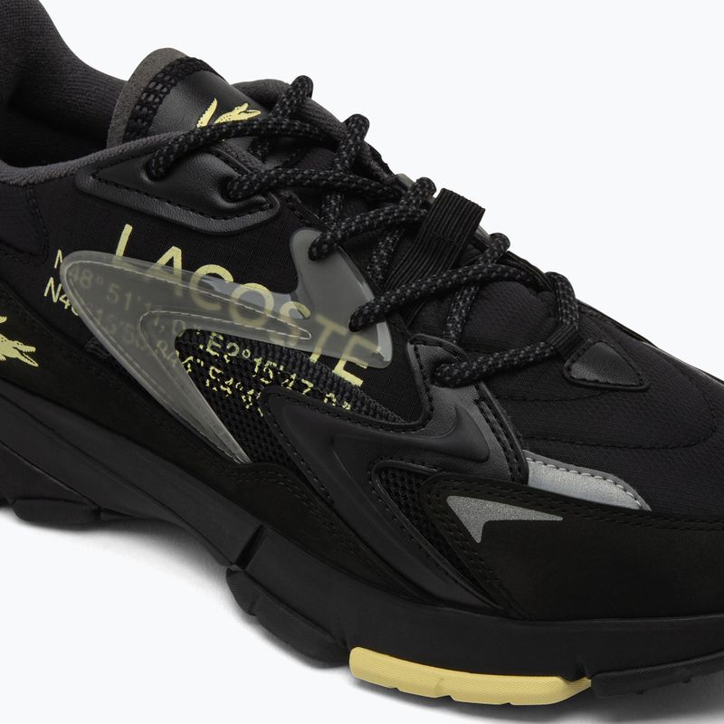 Lacoste férfi cipő 49SMA0011 fekete/világossárga 5
