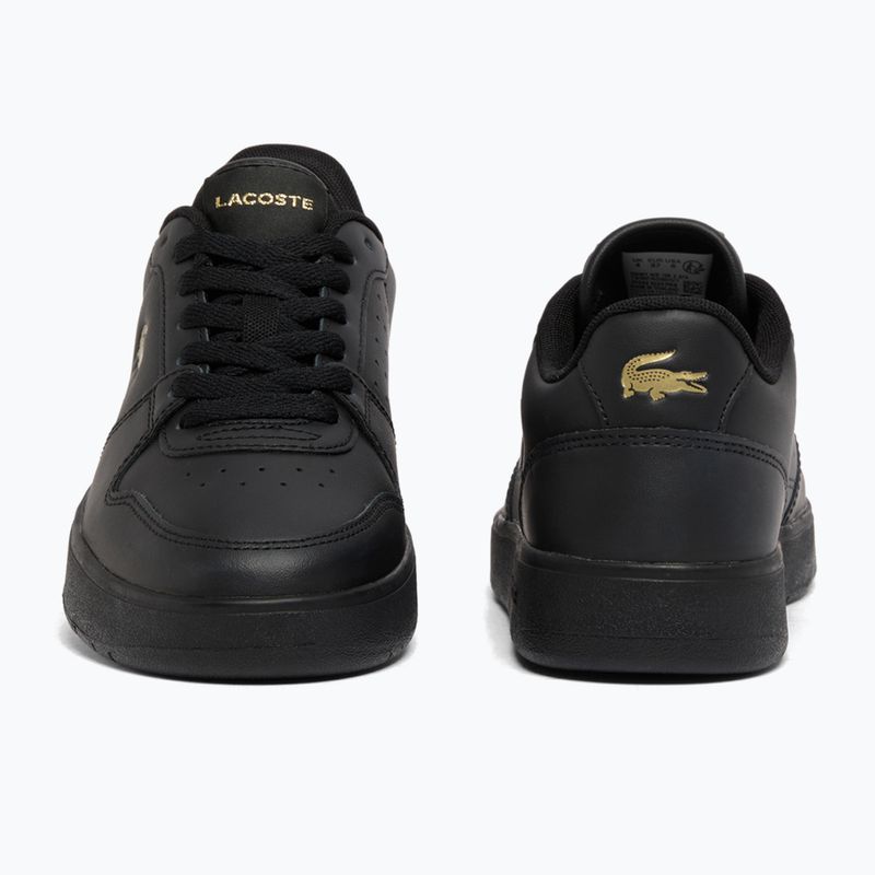 Női cipők Lacoste Court Ace Leather black/gold 4