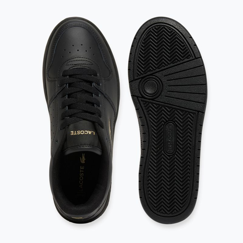 Női cipők Lacoste Court Ace Leather black/gold 5