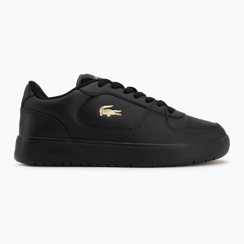 Női cipők Lacoste Court Ace Leather black/gold 2