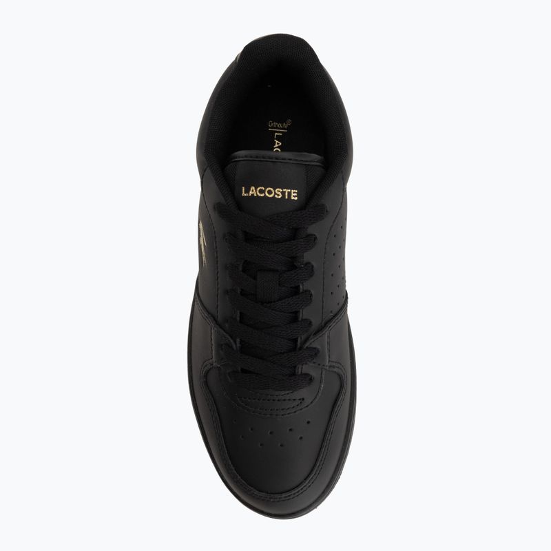 Női cipők Lacoste Court Ace Leather black/gold 5