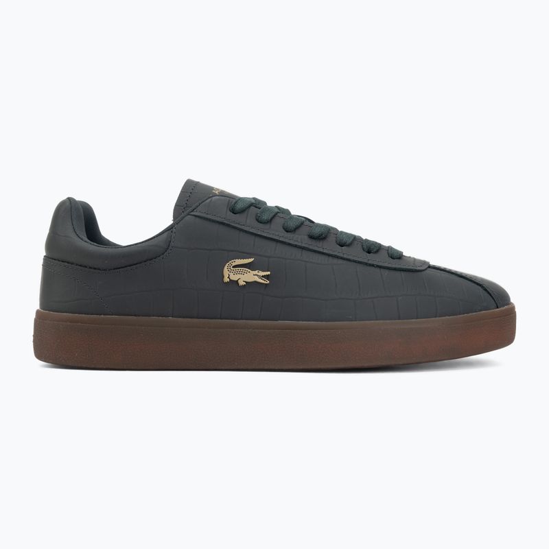 Férfi cipők Lacoste Baseshot dark green/gum 2