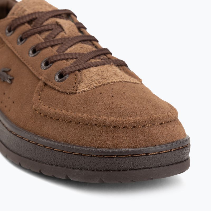 Férfi cipők Lacoste Umpire dark brown/dark brown 7