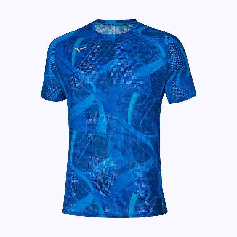 Férfi Mizuno Paris Dryaeroflow Tee multi kék