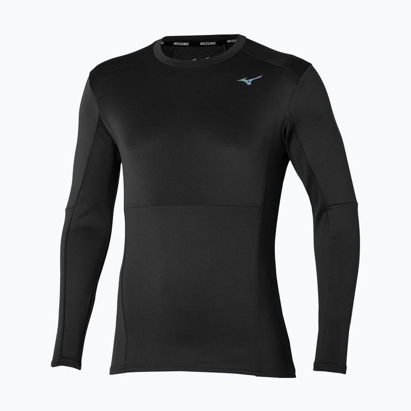 Férfi Mizuno Thermal Charge Breath Thermo futó hosszú ujjú fekete