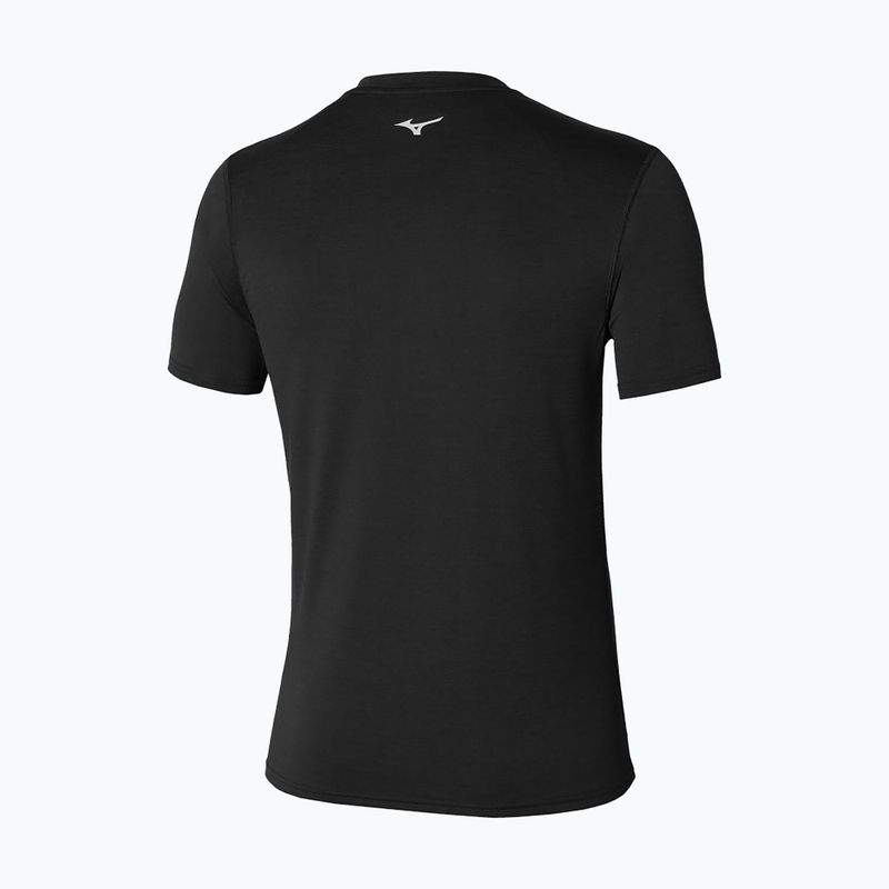 Férfi futópóló Mizuno Core RB Tee black 2